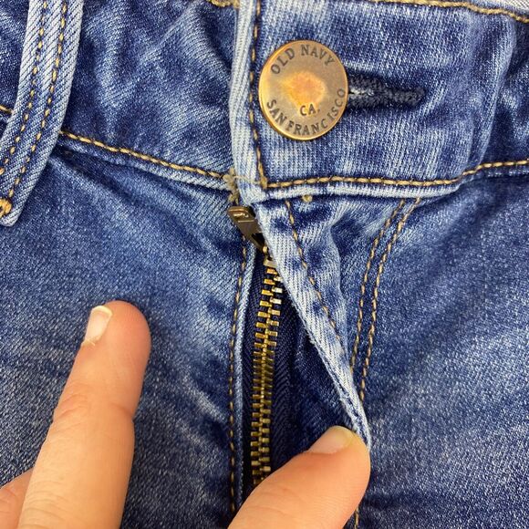 Old Navy Women's Rockstar Super Skinny Jeans Size 6 Stretch High Rise Zipper Fly - Picture 4 of 7